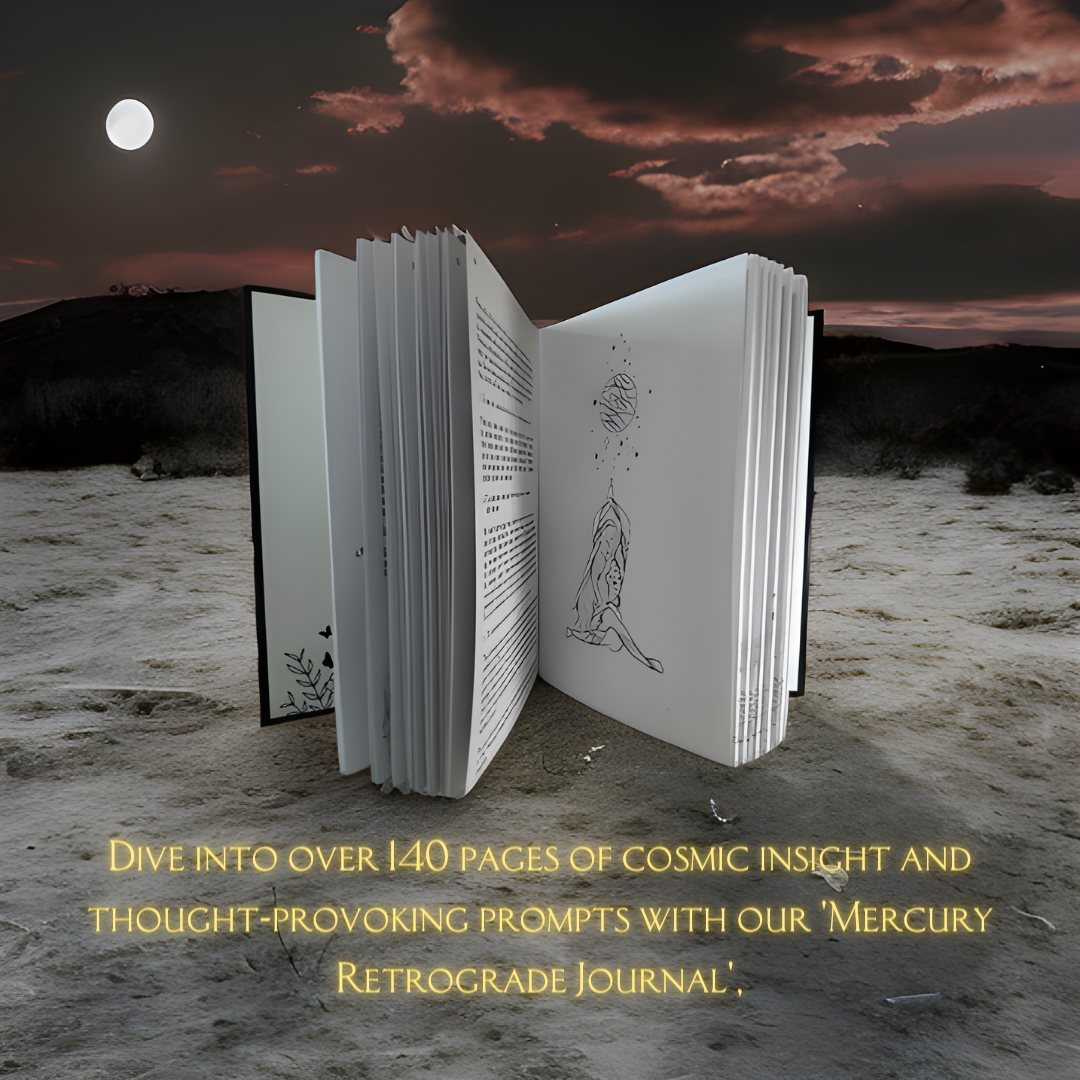 Mercury Retrograde Journal & Pin Bundle