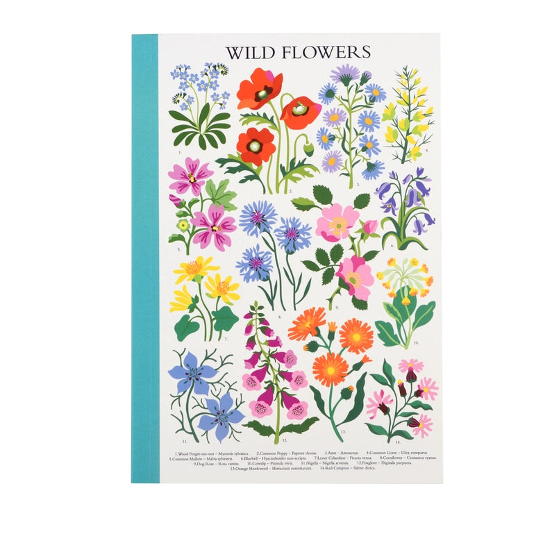 Wild Flowers Notebook