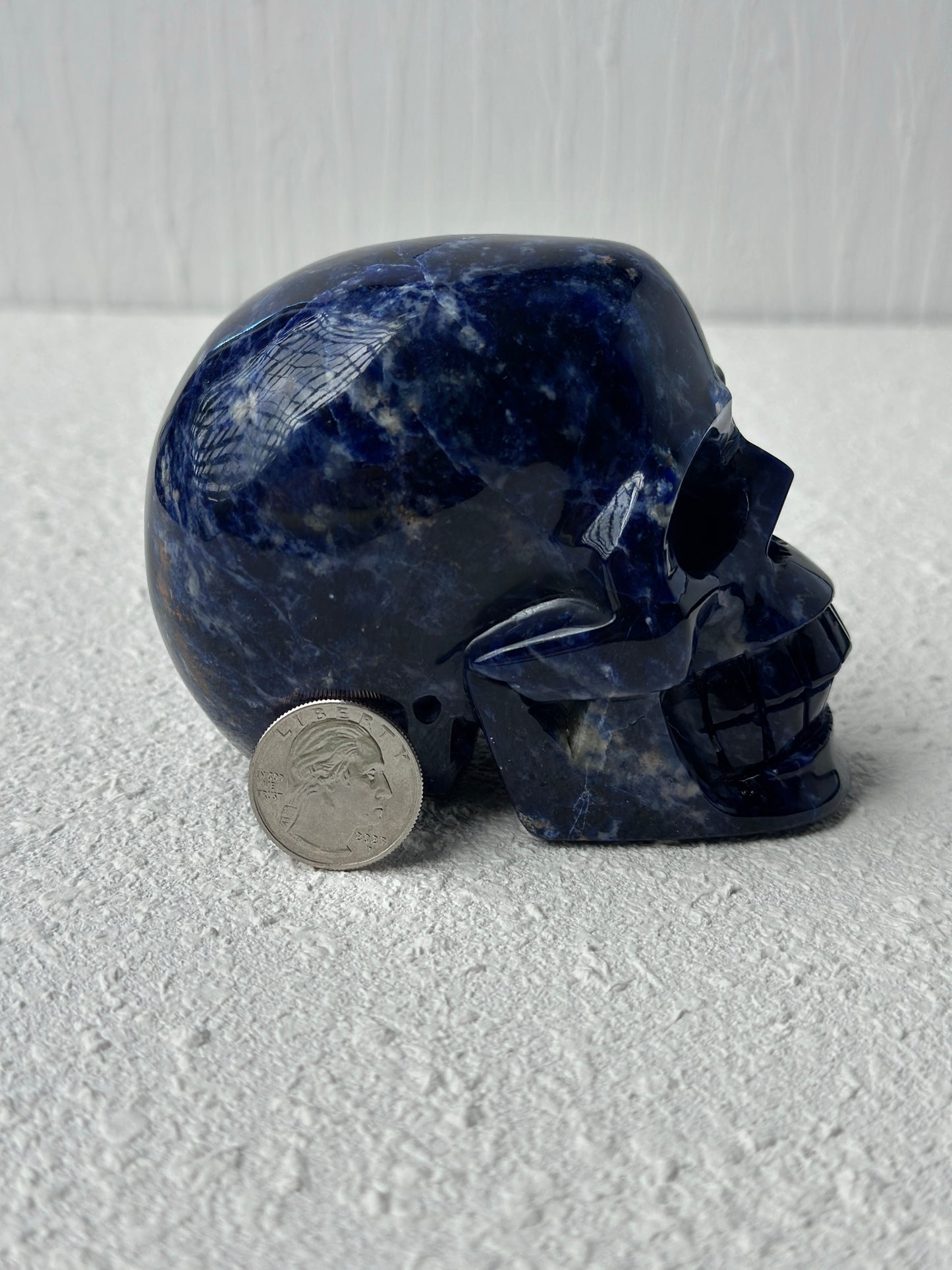 Sodalite Skull