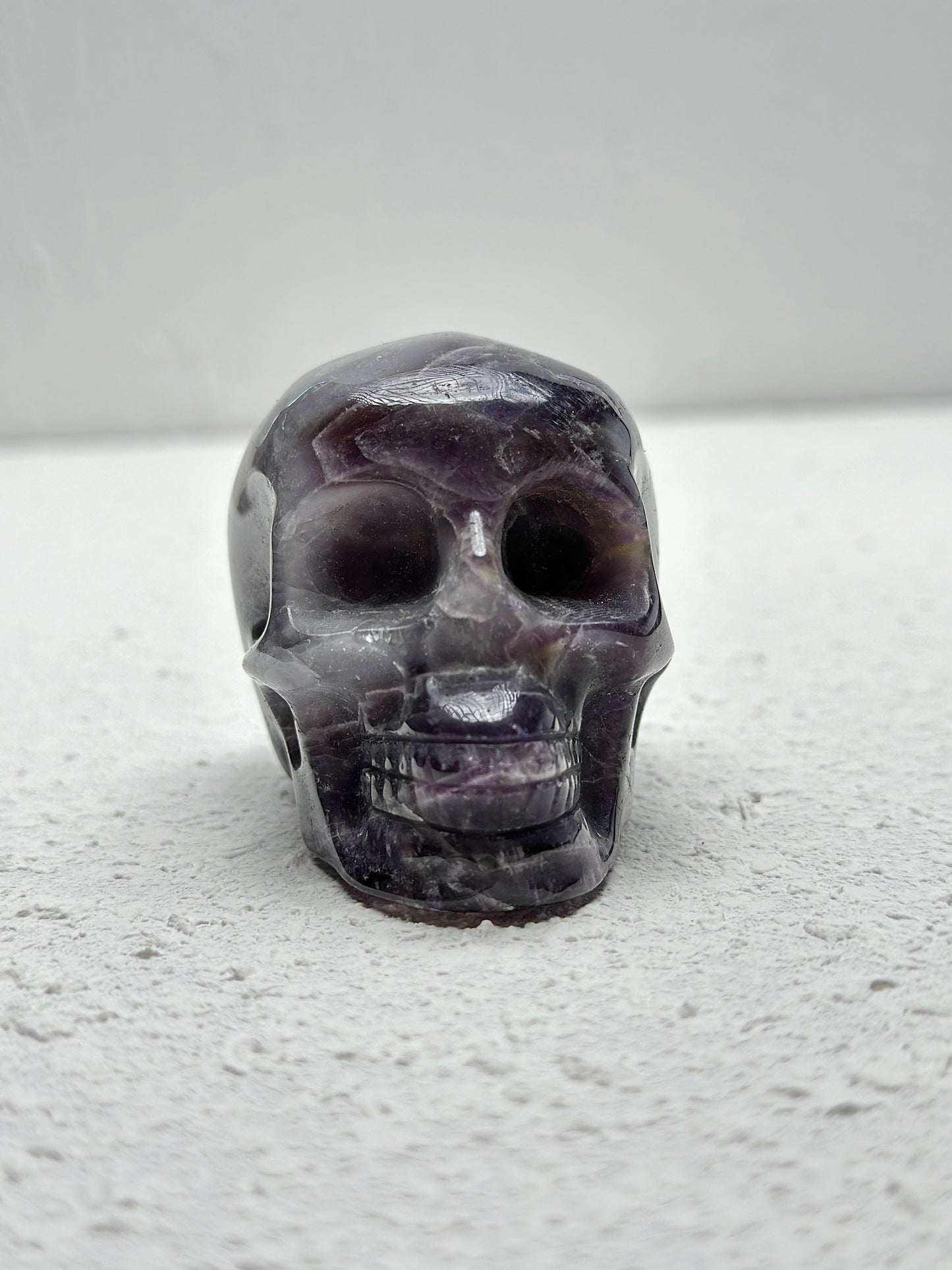 Chevron Amethyst Skull