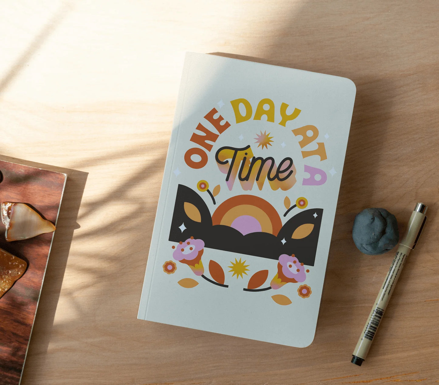 One Day at a Time Layflat Classic Notebook