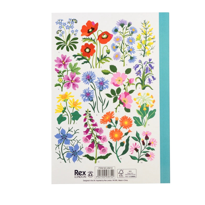 Wild Flowers Notebook