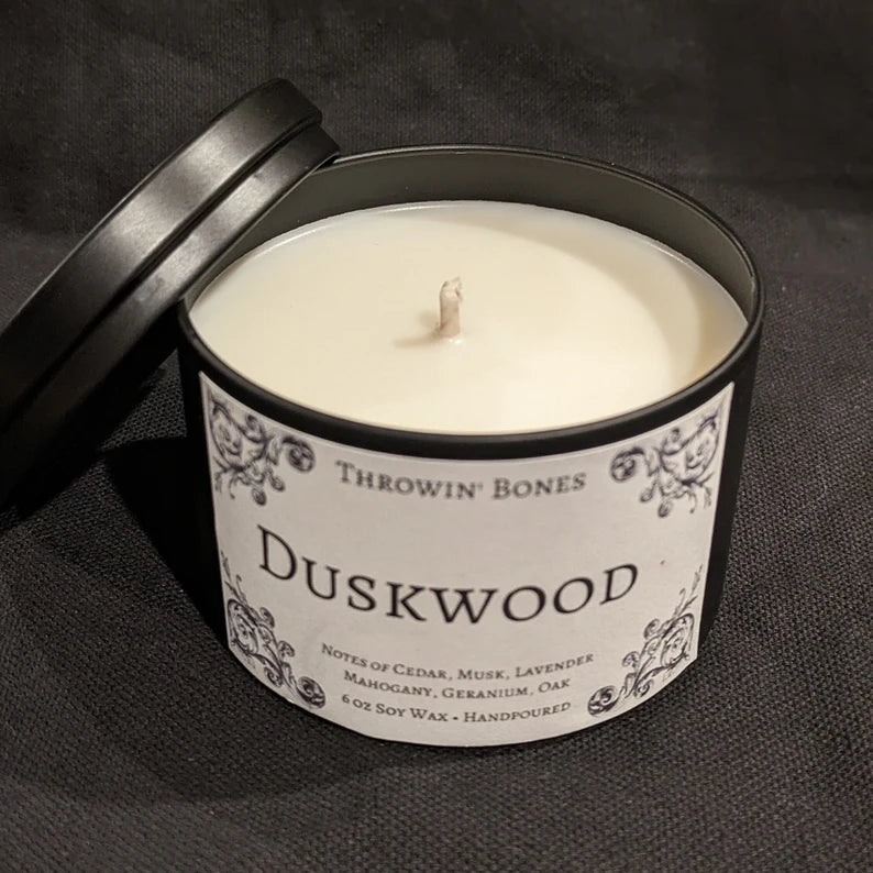 Throwin' Bones Duskwood Candle