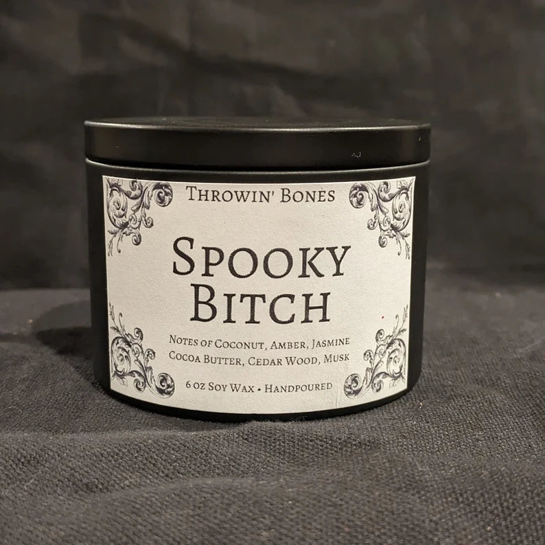 Throwin' Bones Spooky Bitch Candle