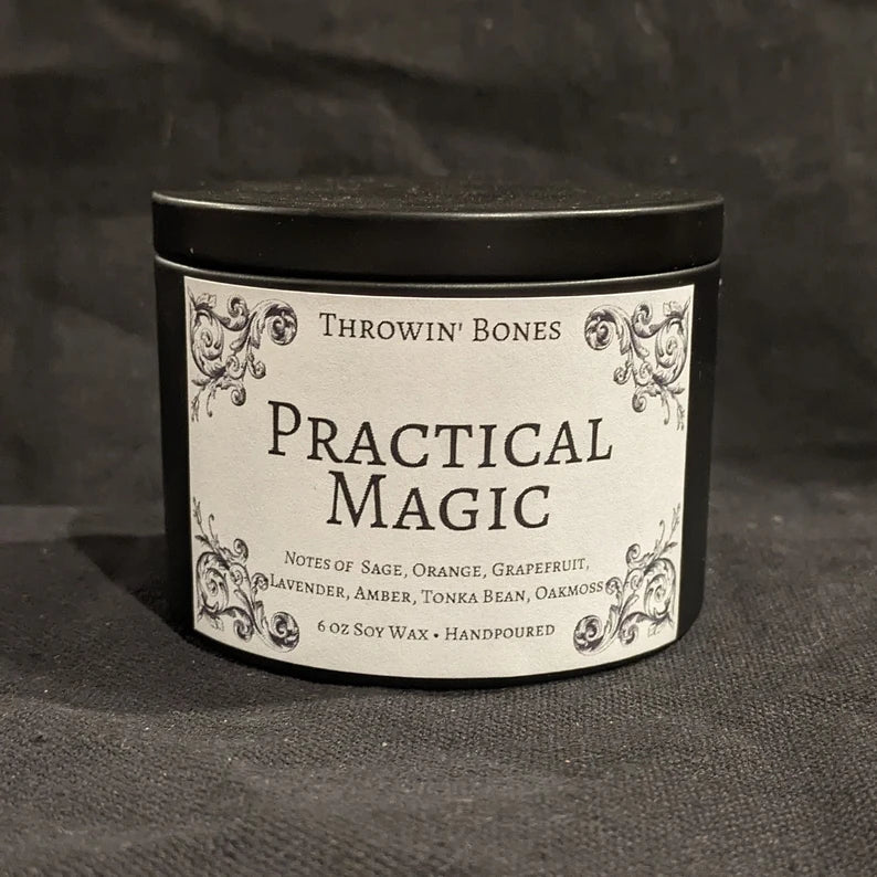 Throwin' Bones Practical Magic Candle